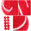 Felt Ornament Balls Wol Rood 10 Stuks 9