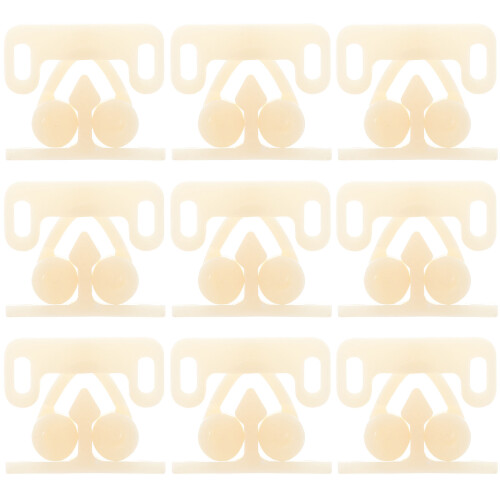 10Pz Scatto A Sfera Per Armadi E in Beige