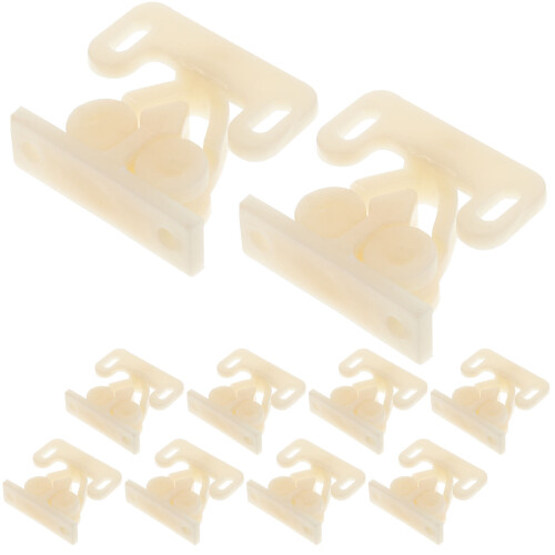 10Pz Scatto A Sfera Per Armadi E in Beige 1
