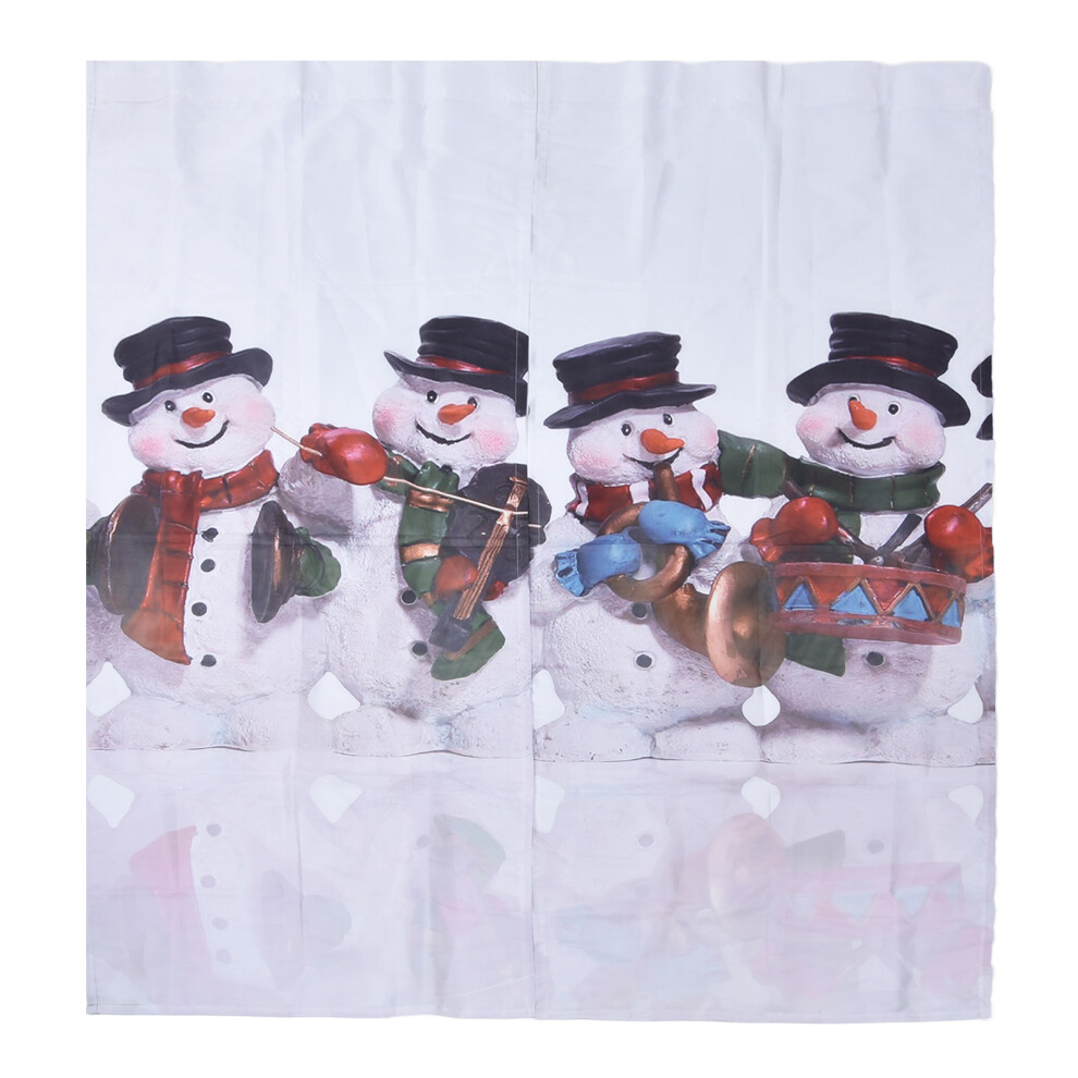 (170x200cm Christmas Style 4) Digital Printing Blackout Curtain Snowman 170x200cm-image-OPC-PM27S9R-NEW