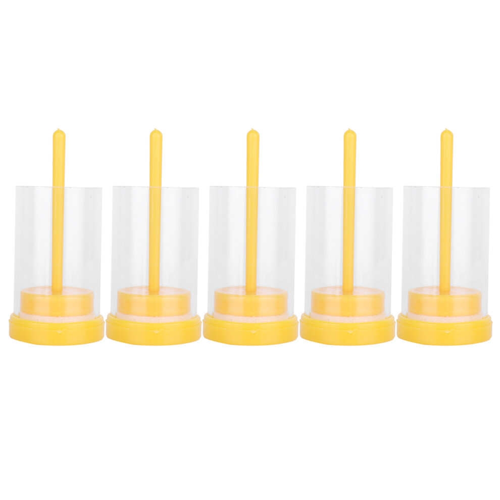 5Pcs Queen Bee Marking Bottle Catcher Cage Tube-image-OPC-PM27TRC-NEW