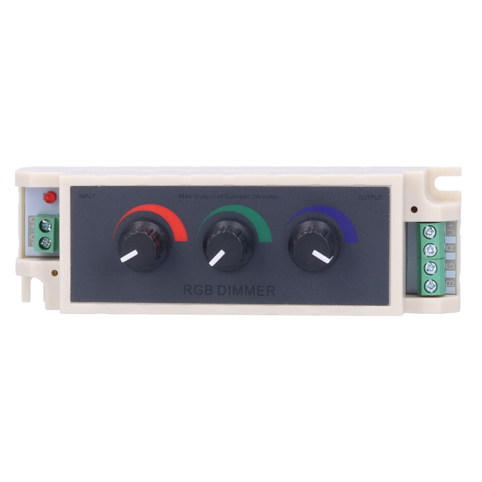 RGB Knob Dimmer Smart LED Controller DC12-24V 3-Channel-image-OPC-PM27XGF-NEW
