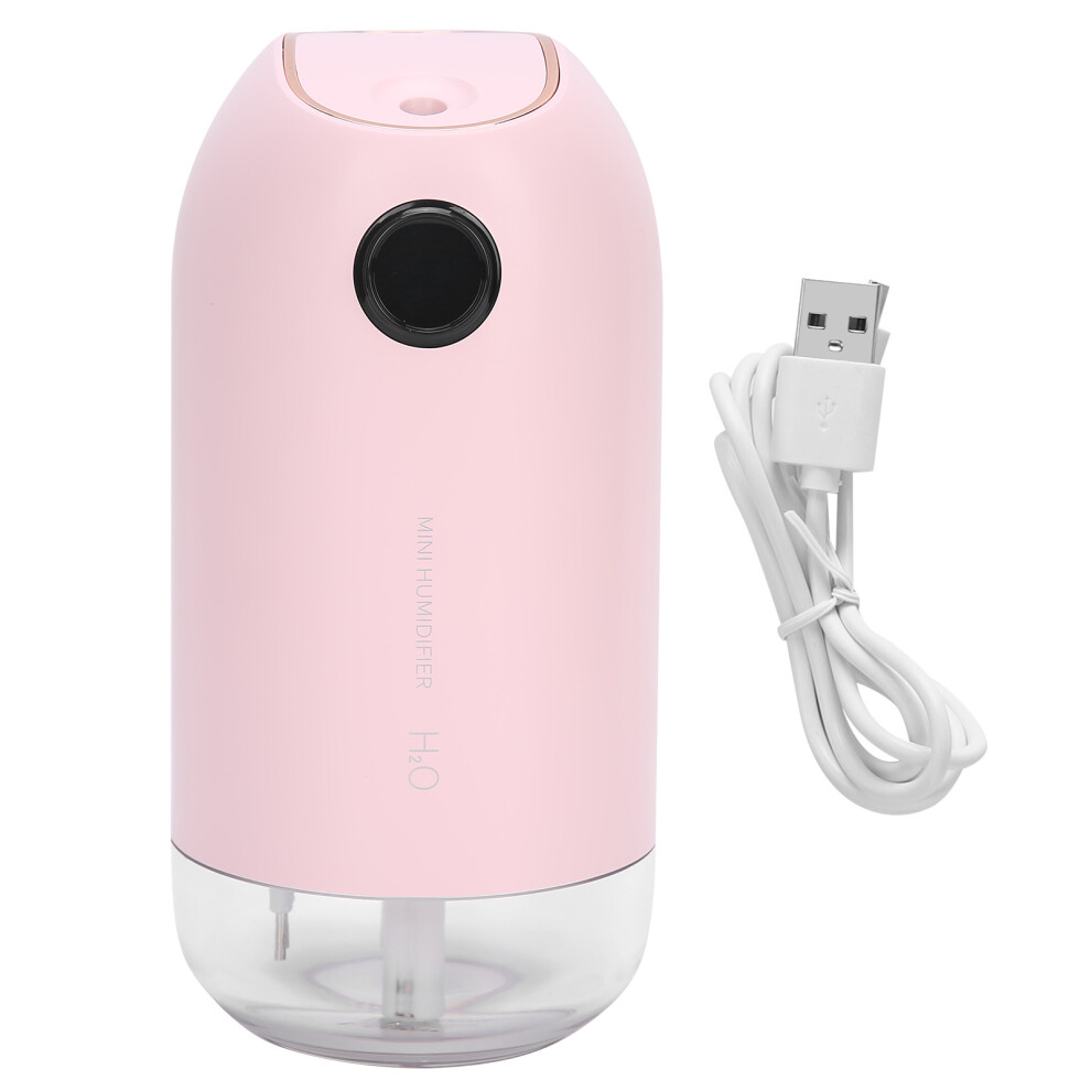 (White) 500ml Portable USB Humidifier with Night Light Pink-image-OPC-PM27XPQ-NEW