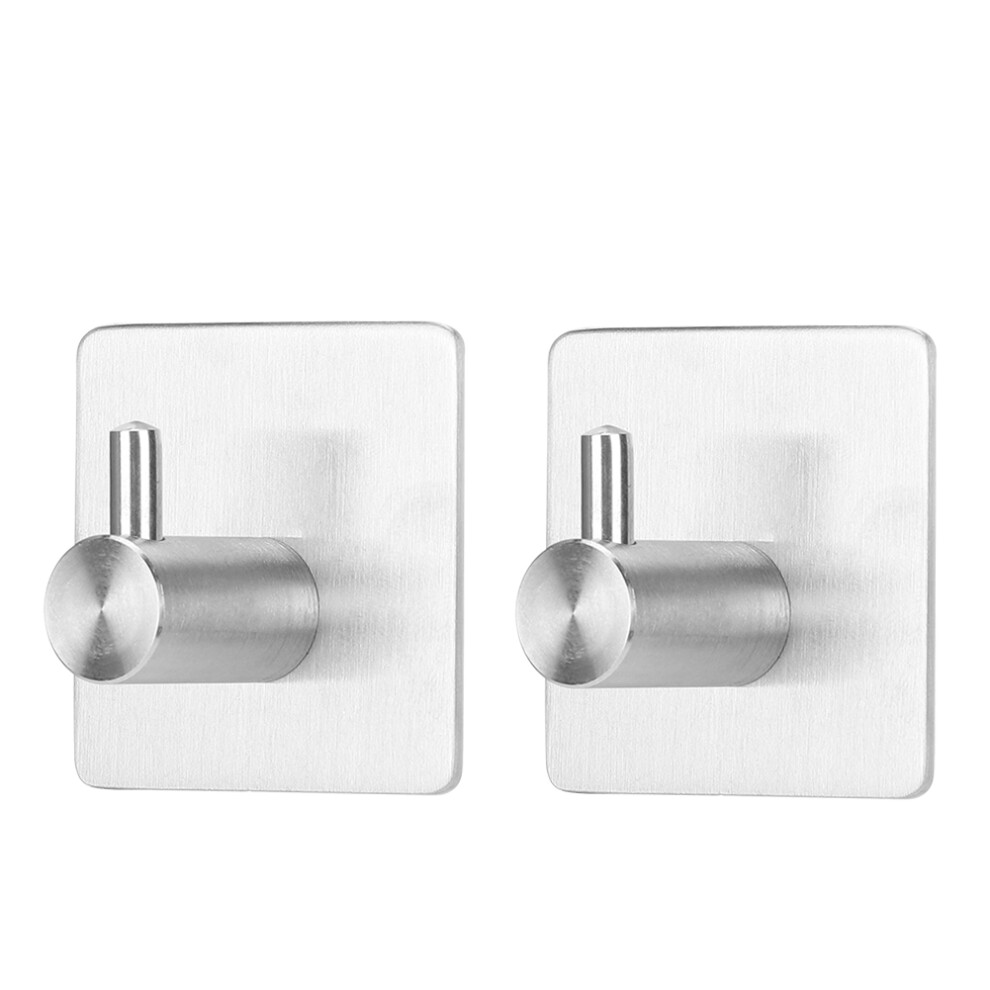 2Pcs 304 Stainless Steel Towel Hooks for Kitchen Bathroom Bedroom-image-OPC-PM282RC-NEW