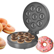 Donut Maker Machine Non-Stick 8-Donut 1400W Rapid Uniform Heating For Donuts Muffins Cakes Brownies EU Regulations