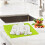 Extra Large Heat Resistant Silicone Dish Drying Mat (Green) 4