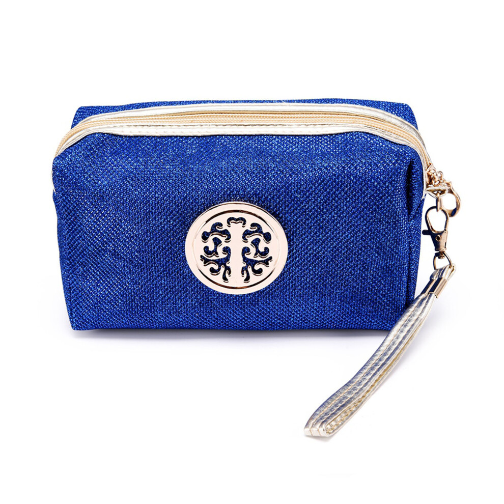 Portable Nylon Travel Cosmetics Organizer Pouch(Blue)-image-OPC-PM28BX8-NEW