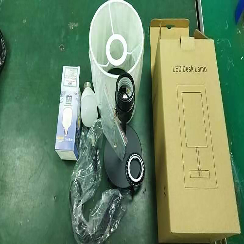 Fabric Bedside Lamp LED 3 Temperatures USB A/C Charging-image-OPC-PM28J2B-NEW