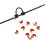 Buckled Clip Bow String Nocking System 6-Piece Set Compatible With Standard Bow Strings For Stability 4