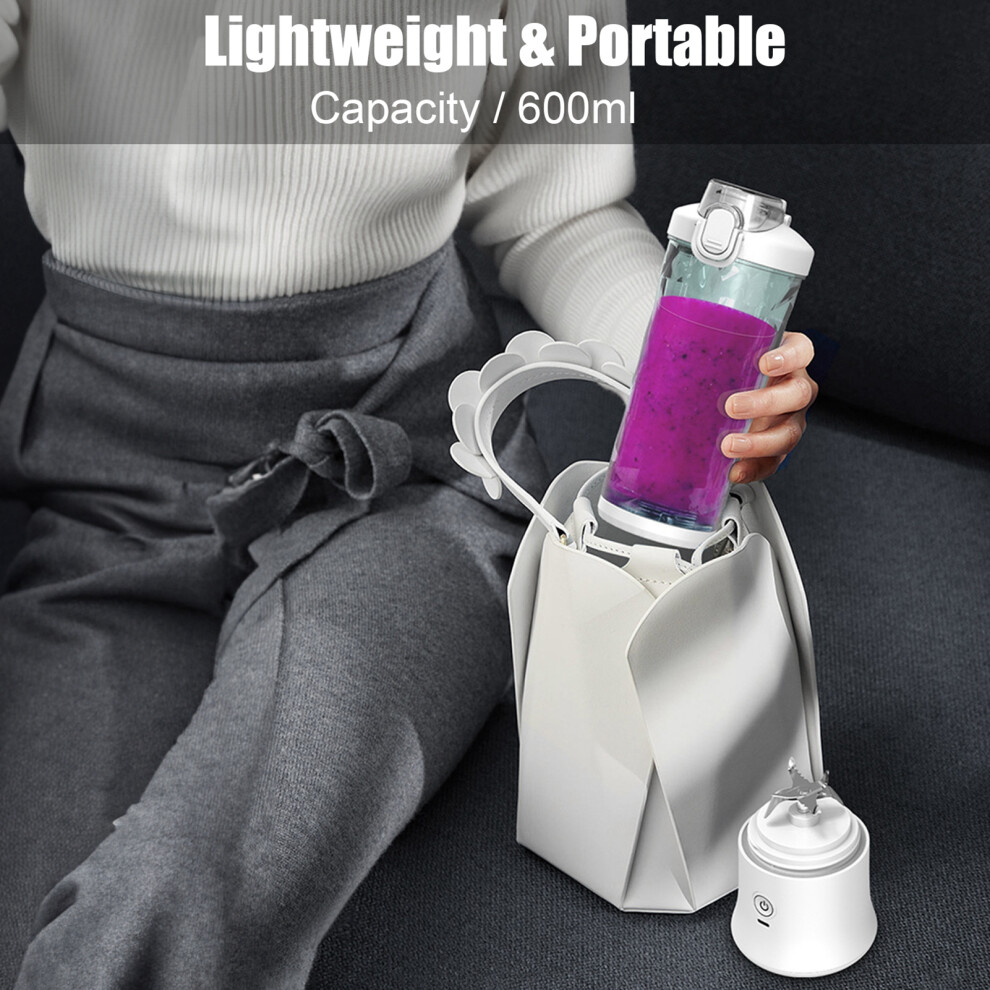 Portable Blender 600ml 6 Blades 150W Waterproof Rechargeable Travel-image-OPC-PM28NQV-NEW