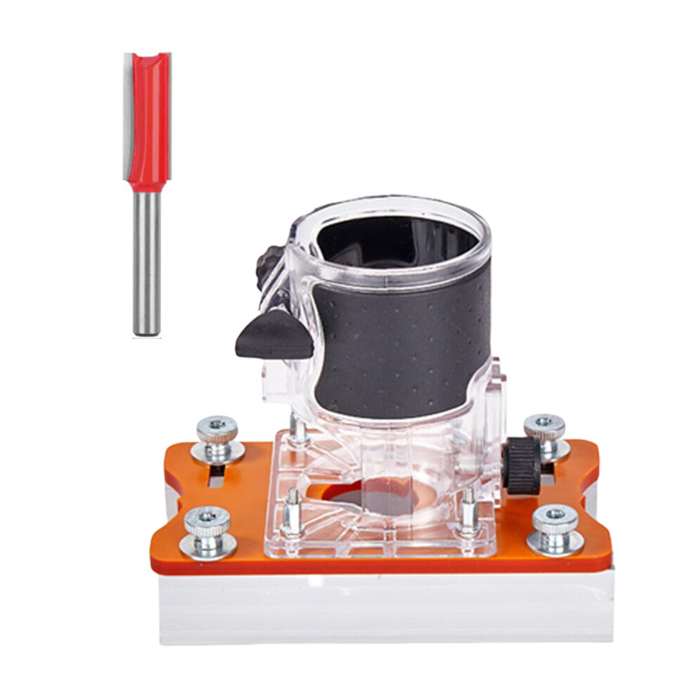 Wood Router Slotting Locators 2 In 1 Palms Router Base Bracket For 65Mm Wood Trimmers Cabinet Clos 9393856267835