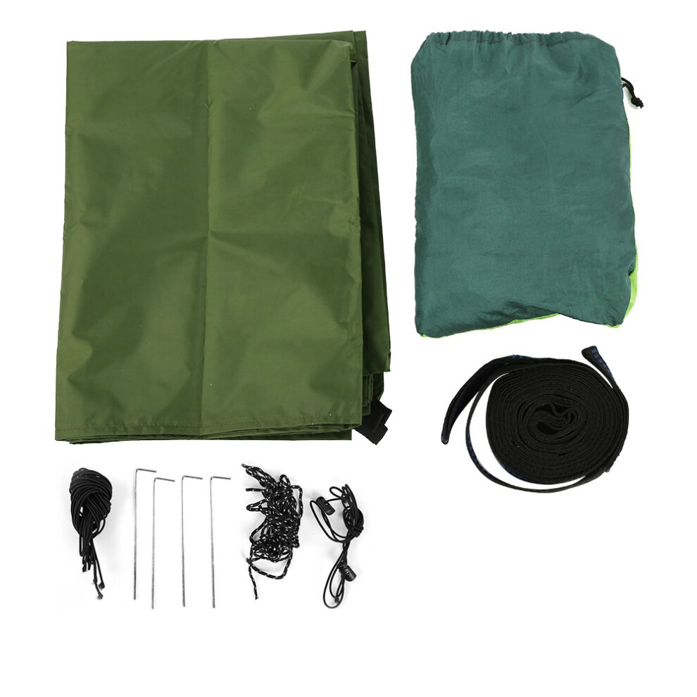 Portable Hanging Camping Hammock with Mosquito Net Rain Cover-image-OPC-PM28P5K-NEW