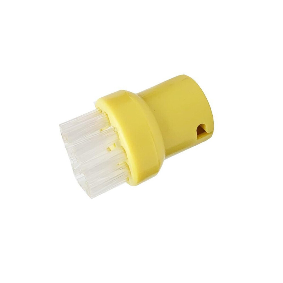 Steam Cleaning Brush Small Round Brushes For Steam Cleaners SC1 SC2 SC3 SC4 SC5 SC7 CTK10 - Yellow Replacement Parts-image-OPC-PM28PK9-NEW