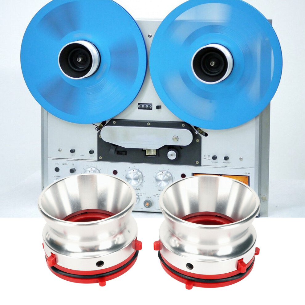 10" Aluminum Reel To Reel Nab Hub Adapter For Tape Decks Silver 4661353754635