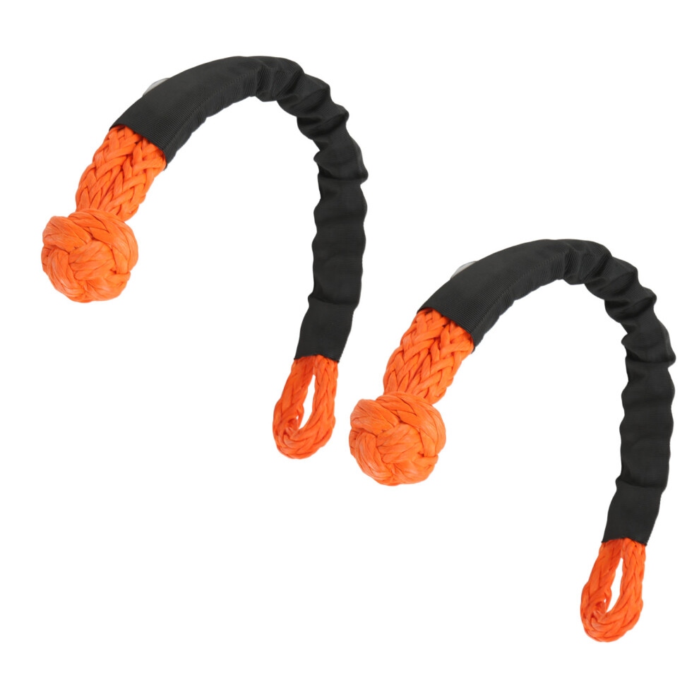 2Pcs Lightweight Synthetic Rope Shackle 21 Tons Capacity For Offroad Vehicles 9331353755219