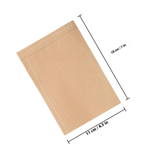 100 Zadenzakje Kraftpapier Kaki 1