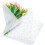 White Met Hart Patroon Servetten 28-Pack 4