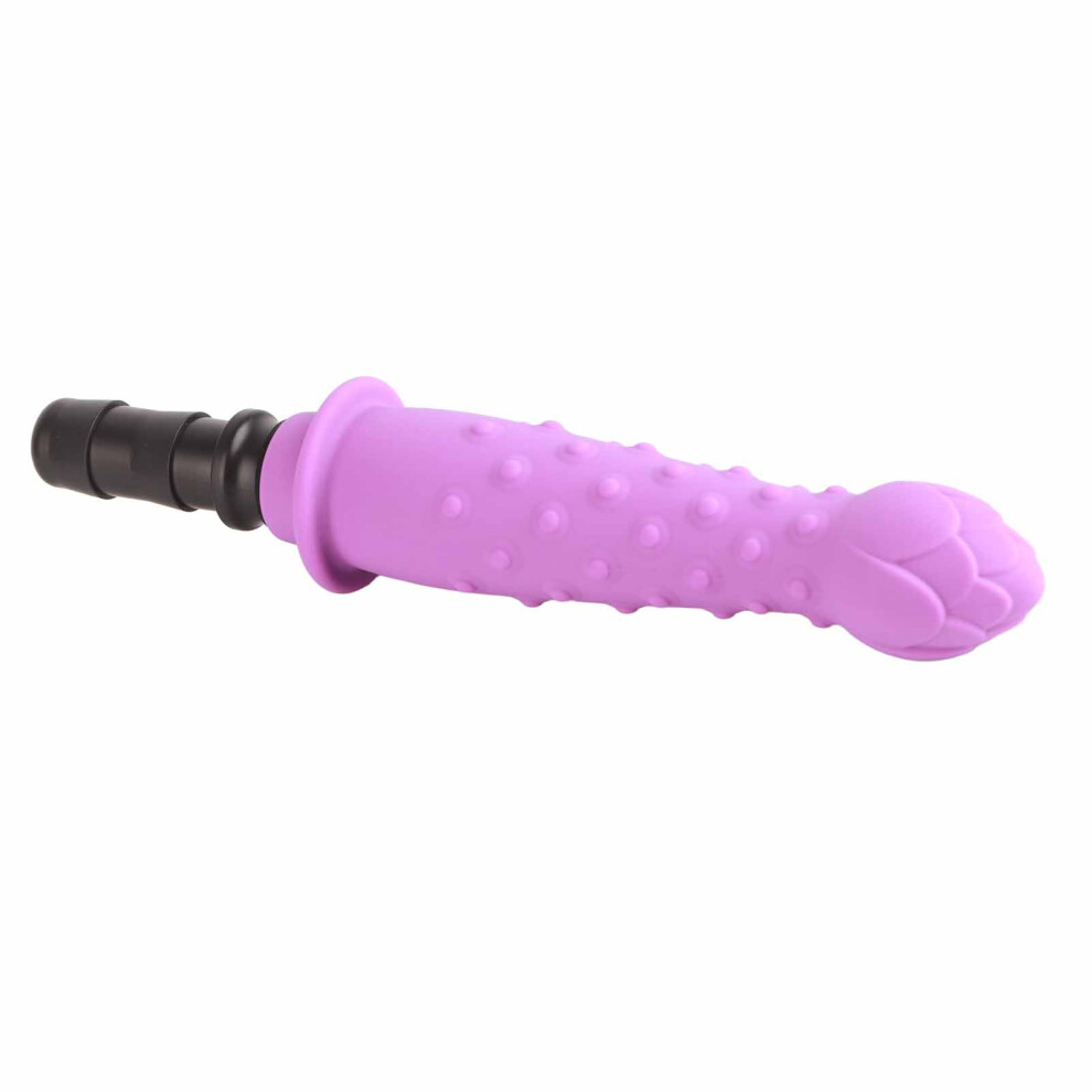 Purple Silicone Deep Tissue Muscle Massager Head 0.6in Waterproof Portable