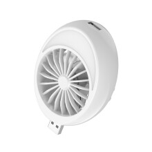 USB Desk Fan Small Single-Speed 5V 1A Input White