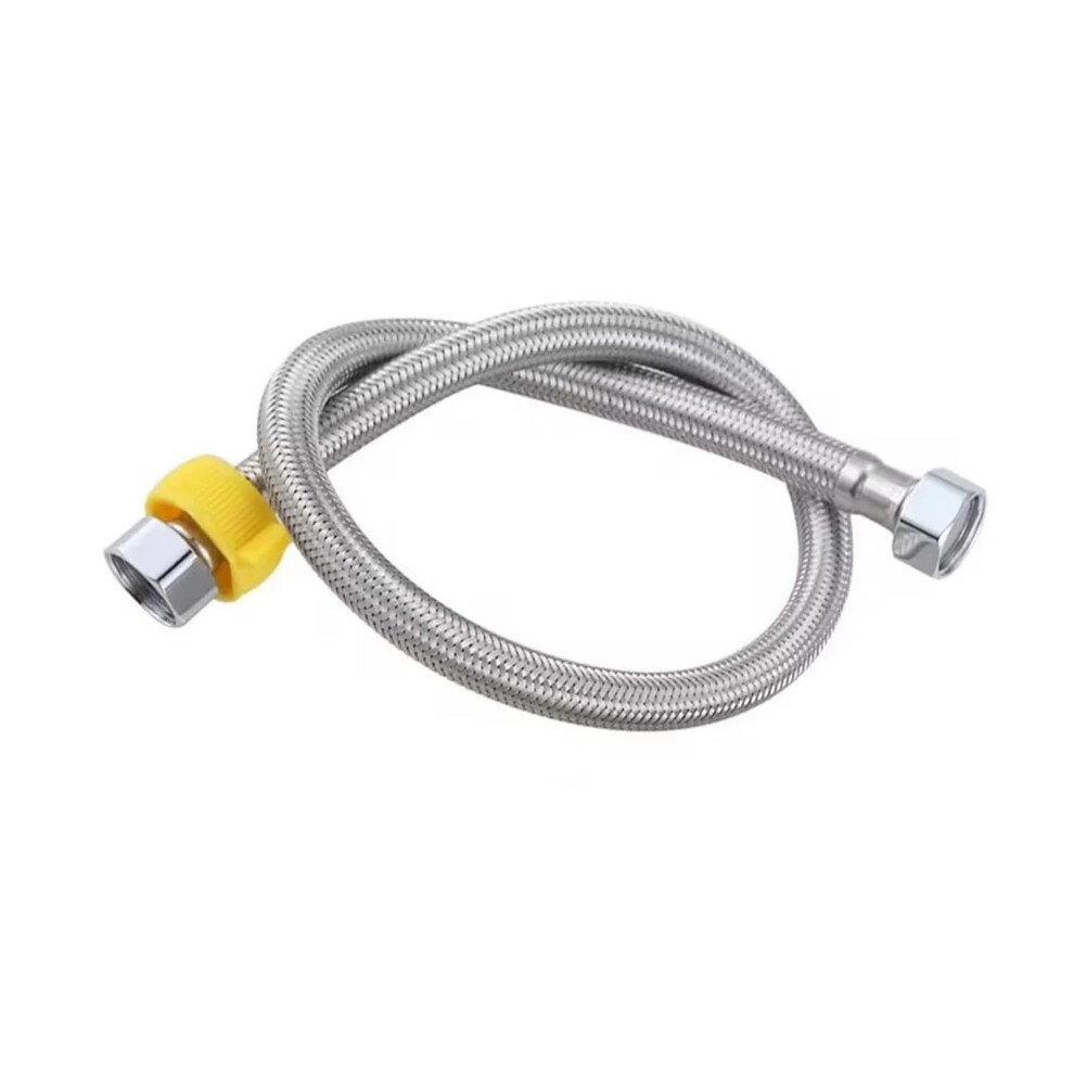 1/2 Inch Stainless Steel Plumbing Explosion-Proof Flexible Braided Hose Water Pipe 20/200Cm Shower Bathroom Accessories 9354506219017