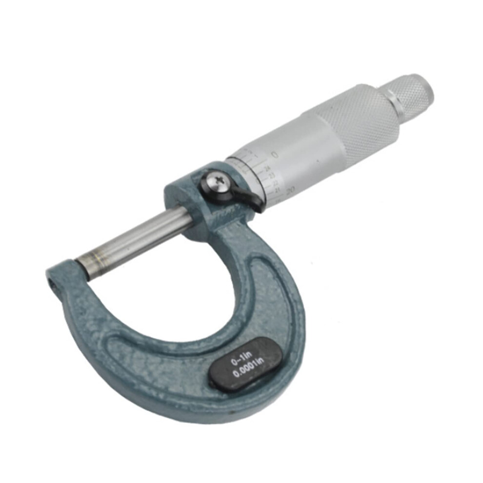 Outside Micrometer 0-1 Inch Range 0.0001 Inch Resolution Premium Carbide Tips Machinist Tool Measuring Layout Tools 9016109351074