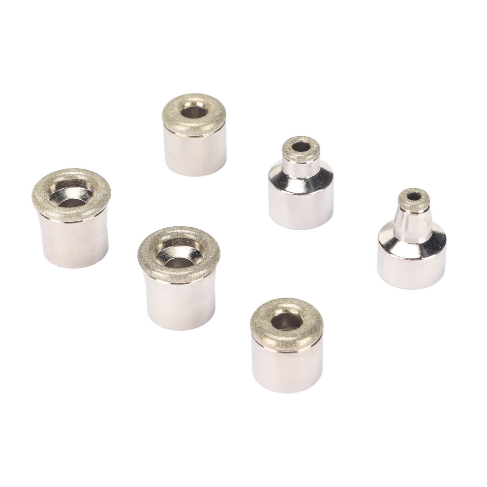 6pcs Metal Microdermabrasion Tips for Face, Hand & Foot Exfoliation