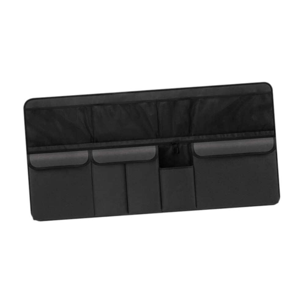 Car Trunk Organizer Waterproof Backseat Hanging Bag, Multi-Compartment Storage For Car, Van, Luggage, Camping, Black 9393856268634