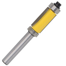 Router Bits, 1 Pc Carbide Straight Milling Cutter, 8mm Shank Flush Trim Router Bit With Bearing