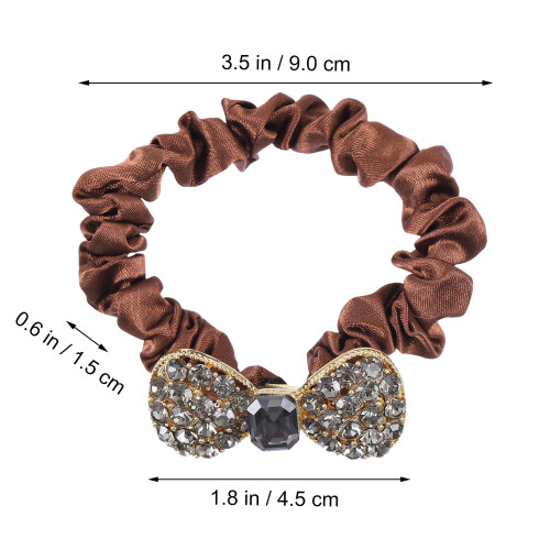 Langlebiger Haargummi Mit Kristalldesign Für Damen Und 1