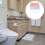 3 Toilettendeckelheber Toilettensitz Griff Öffner 4