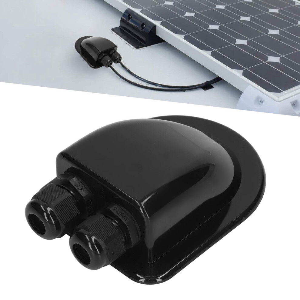Uv Resistant Abs Black Solar Cable Junction Box For External Power 4951353758390