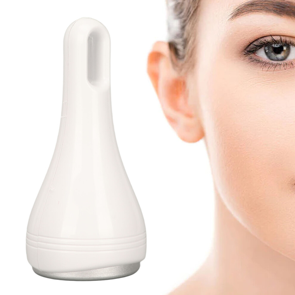White Puffiness & Pore Shrink Face Ice Roller - Skin Firming Massager Finish