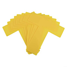 Reusable Pickleball Court Boundary Markers Yellow Color Durable Standard Size