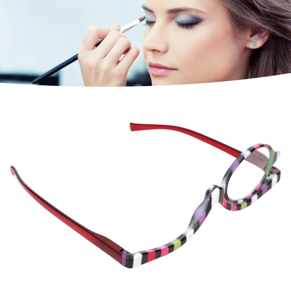 Makeup Rotating +3.50 Magnifying Glasses with Flip-Up Scratch Resistant Lens