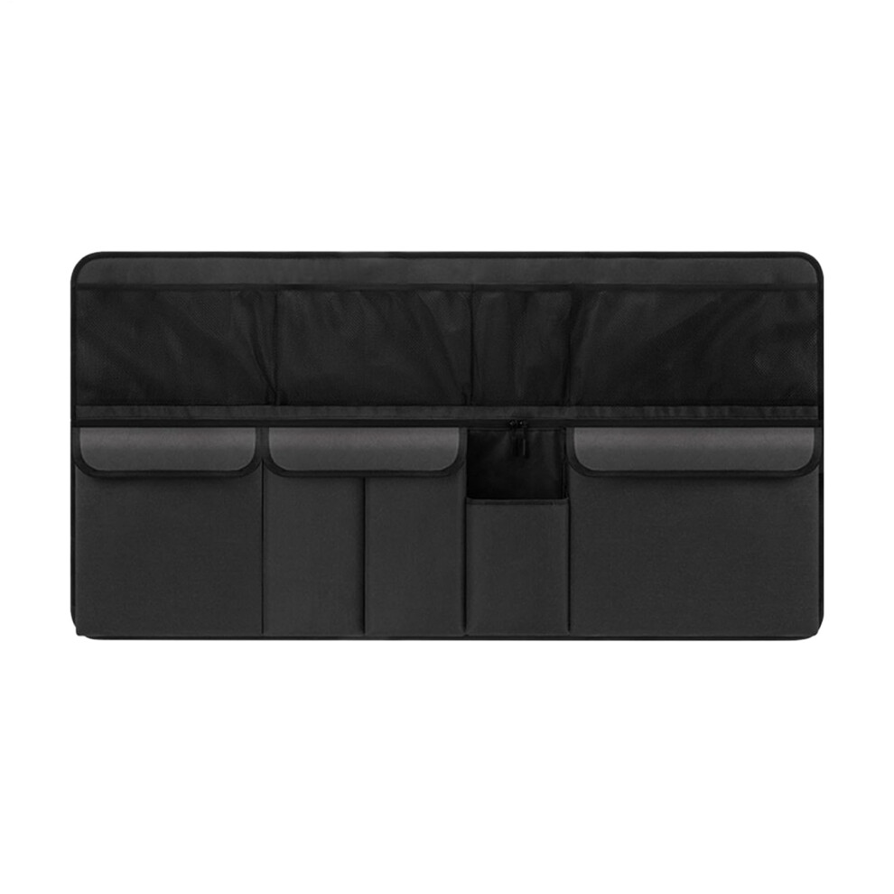 Car Trunk Storage Organizer Travel Trunk Organizer For Shoes Tools Snacks Groceries Diapers Overlanding Camping Black 9016109351654