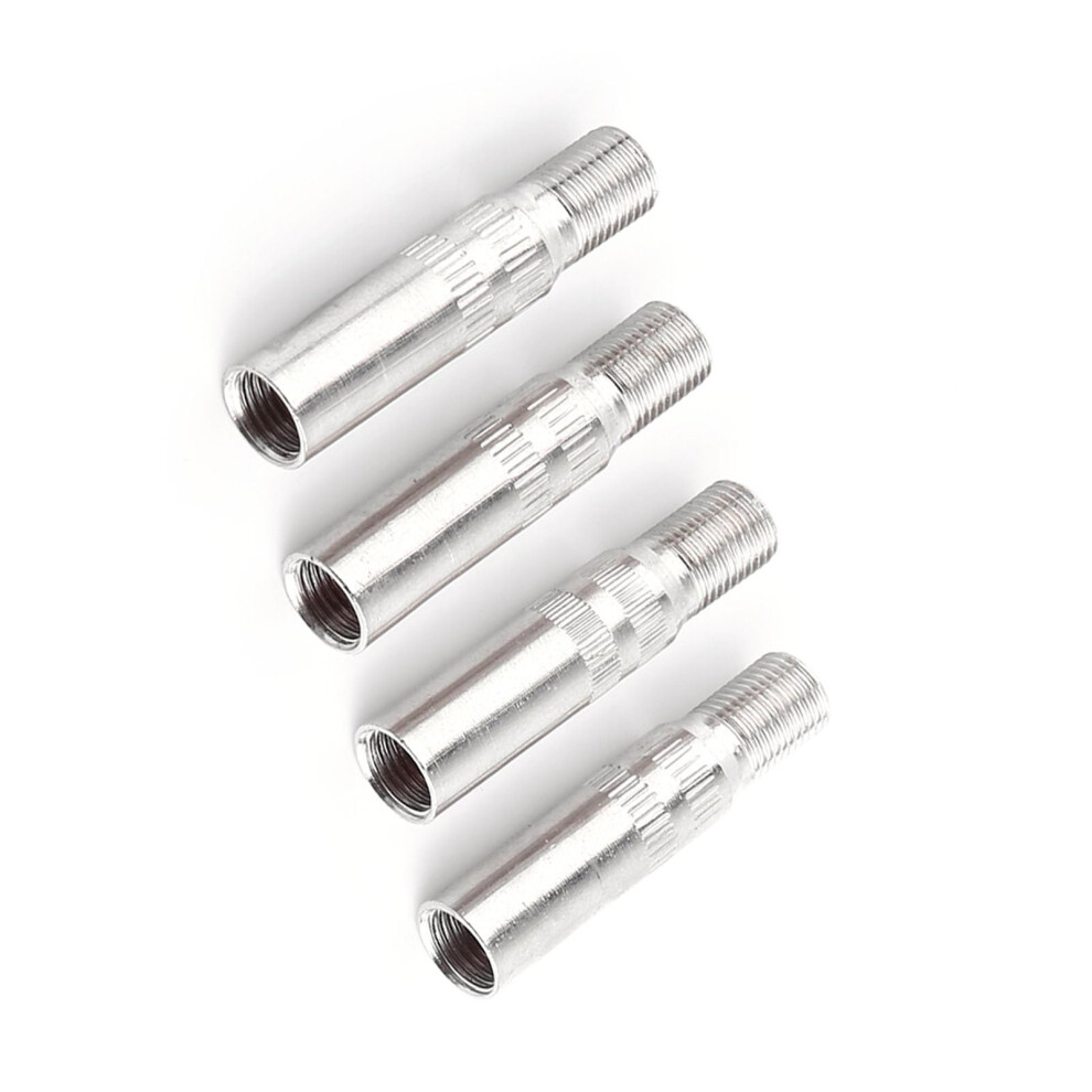 Chrome Plated Brass Tire Valve Stem Extensions For Cars Trucks Vans Increase Lifespan Check Pressure Without Losing Caps 9016109351678