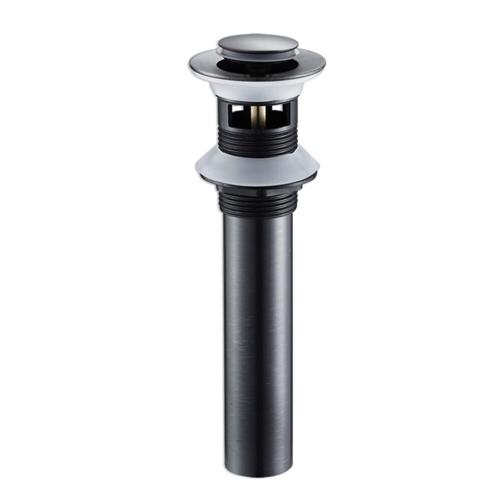 Bathroom Sink Drain Black Pop Up Drain With Overflow Brass Bronze Finish 9016109351784