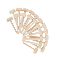 Schokoladen-Backbarer Herz-Hämmer 100 Stück Mini-Holzhammer für Kinder, tragbar