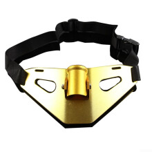 Comfortable Sponge Pad Aluminium Alloy Waist Belt Gold Color Fishing Gear Accessory