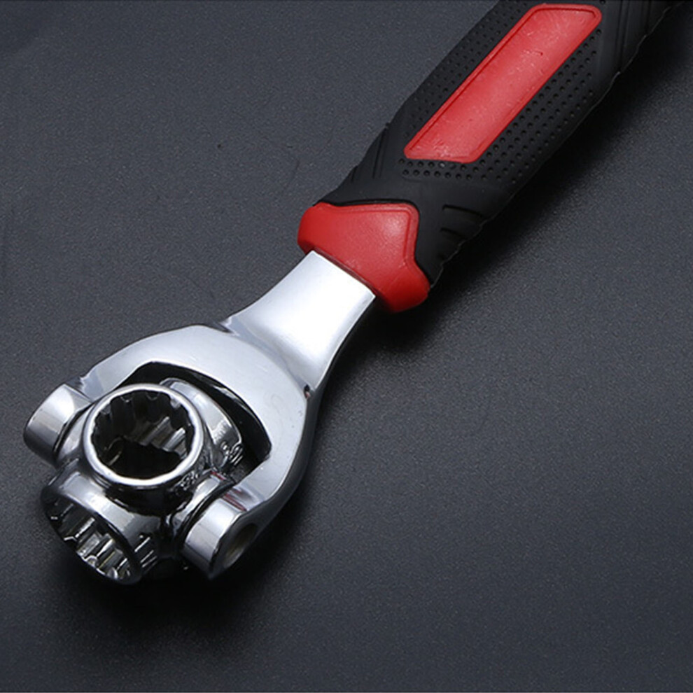 48 In 1 Rotating Head Socket Wrench, 25Cm Chrome Vanadium Steel 6931353761215