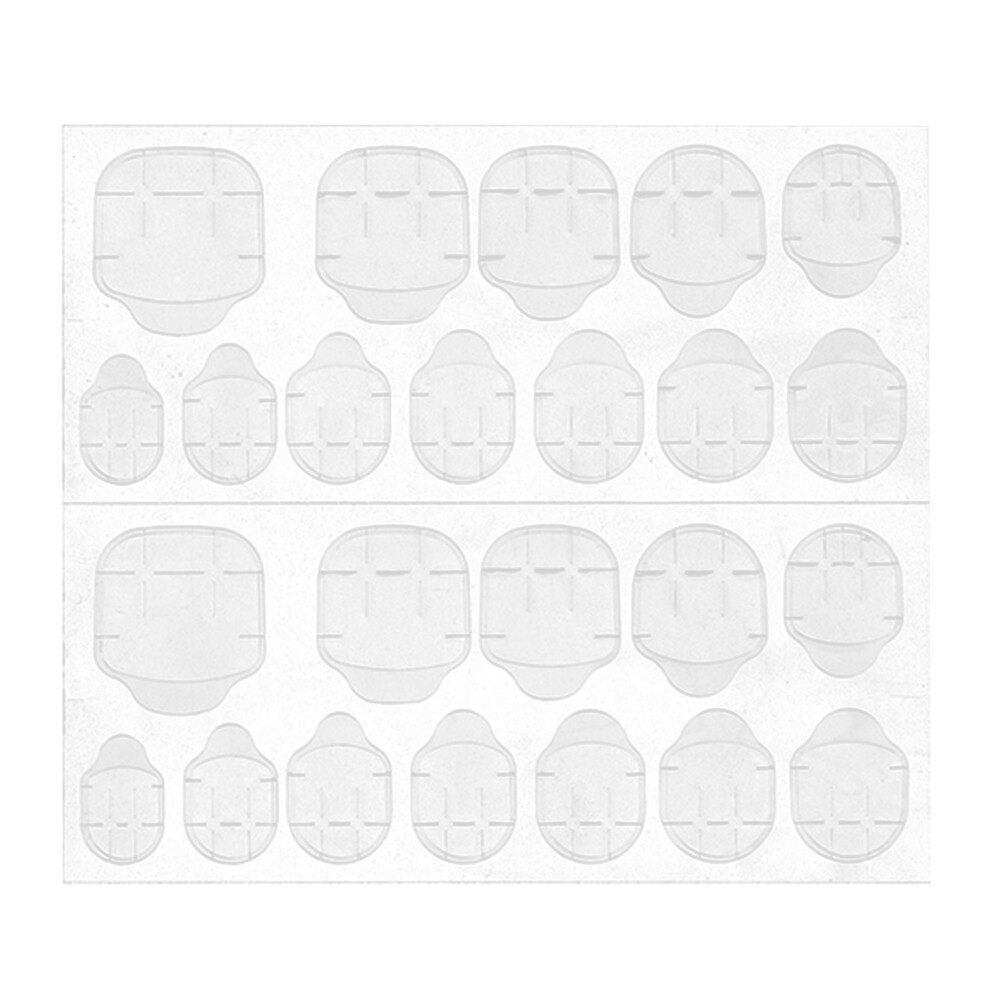24PCS False Nail Tips for Women Girls Resin Glue Stickers Waterproof Breathable