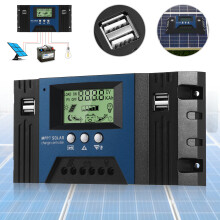 Solarladegerät Mit Leistungsregelung Blau Kunststoff 1 Satz