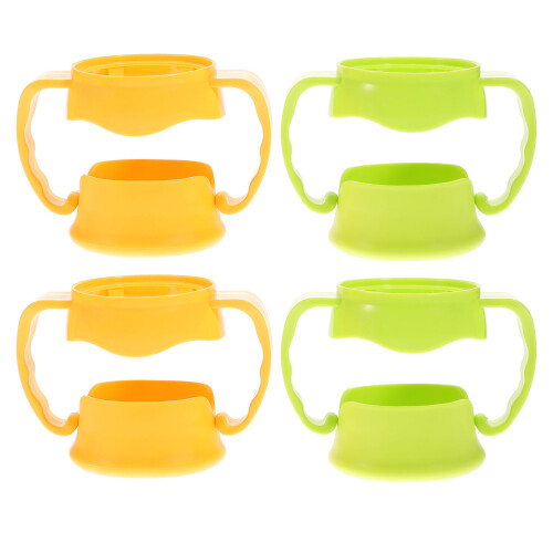 4 Sets Zubehör Milchflaschengriff PP Weithals 1