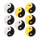 8St Silicone Tennisracket Trillingsdemper 5