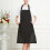1Tablier Styliste Noir Sans , , Durable Pour Salon Café 9