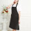 1Tablier Styliste Noir Sans , , Durable Pour Salon Café 8