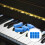 4 Stuks Abs Piano Demper Blauwe Demperblokken 4