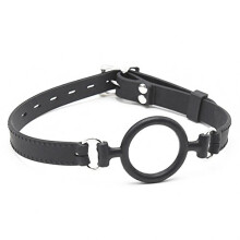 Open Mouth Silicone O Rings Sex Gags Muzzles Silicone Bondage Gags And Restraints SM Ball Gags Sex Games Black Model 1