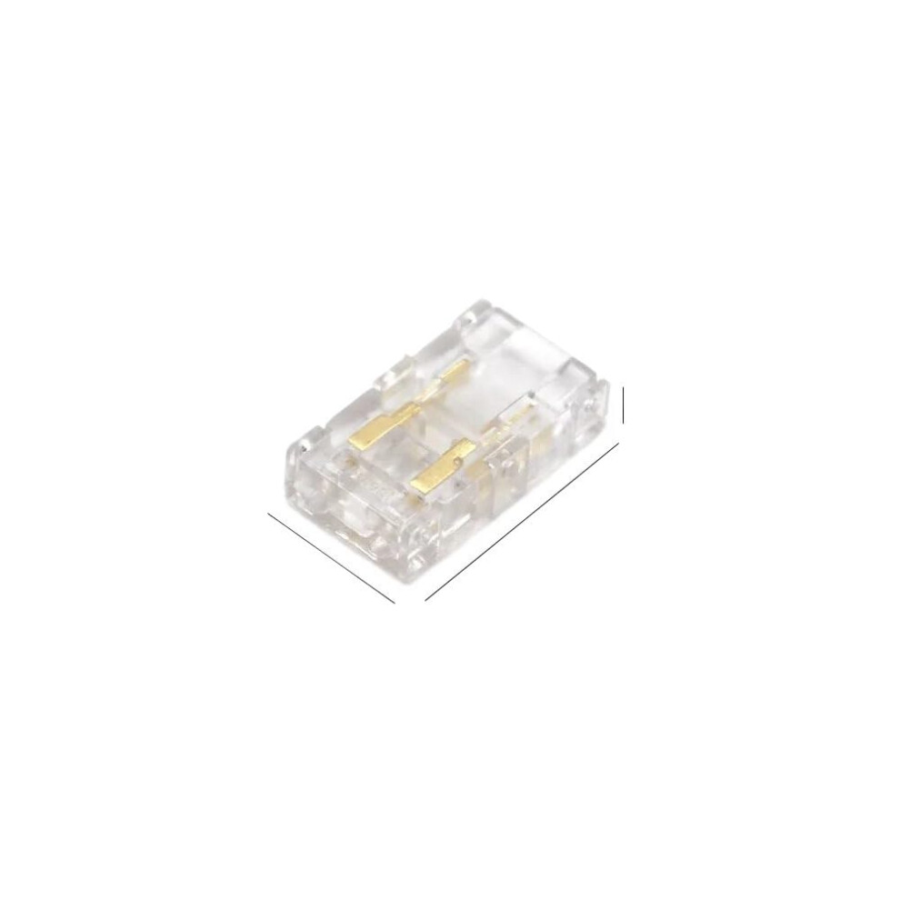 Cob Led Strip Wire Connectors 2 Pin 3 Pin 4 Pin Solderless Fcob Rgb Cct 5Mm 8Mm 10Mm Strip To Strip Oa2p-8 10Pcs Light 9393856269549