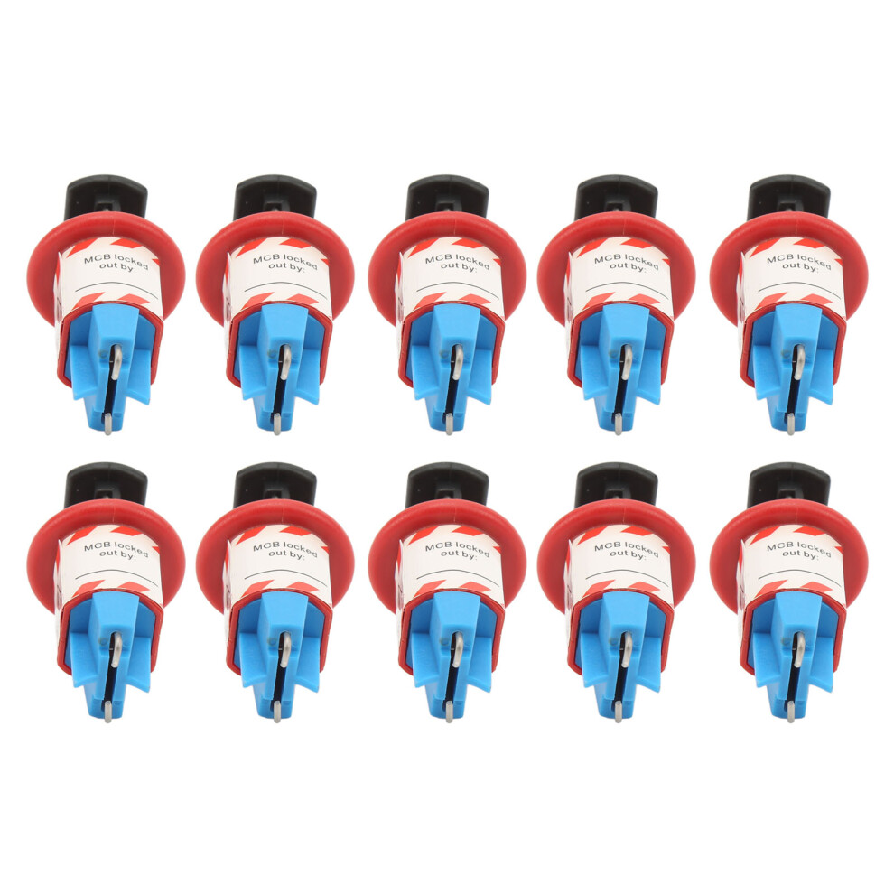 10Pcs Inward Pis Lockout For Circuit Breakers, Insulation, 12Mm Spacing 4301353763113